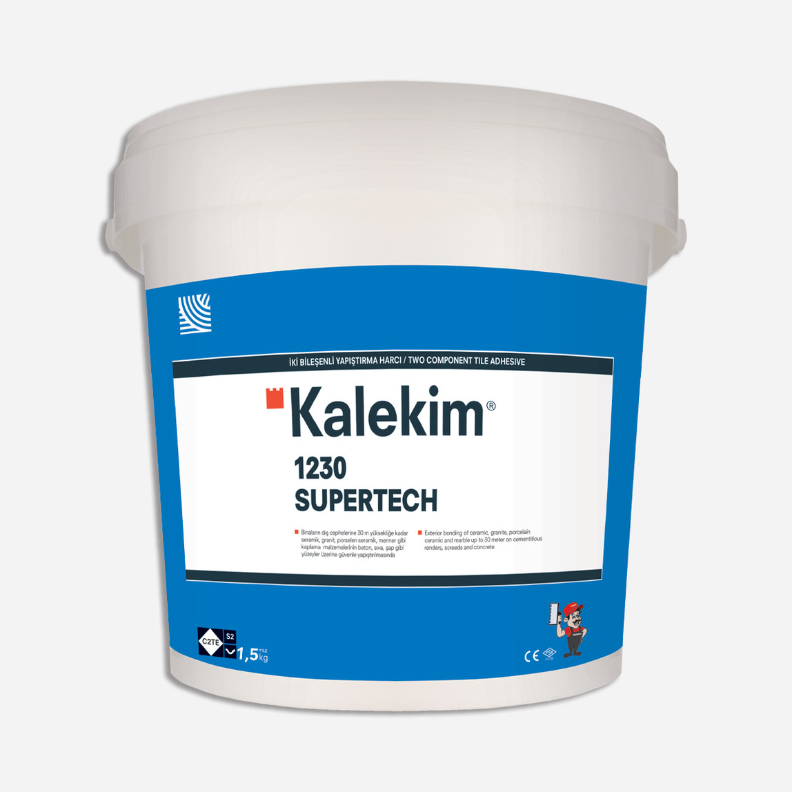   Kalekim 1201 Supertech Yapıştırıcı 1,5Kg 