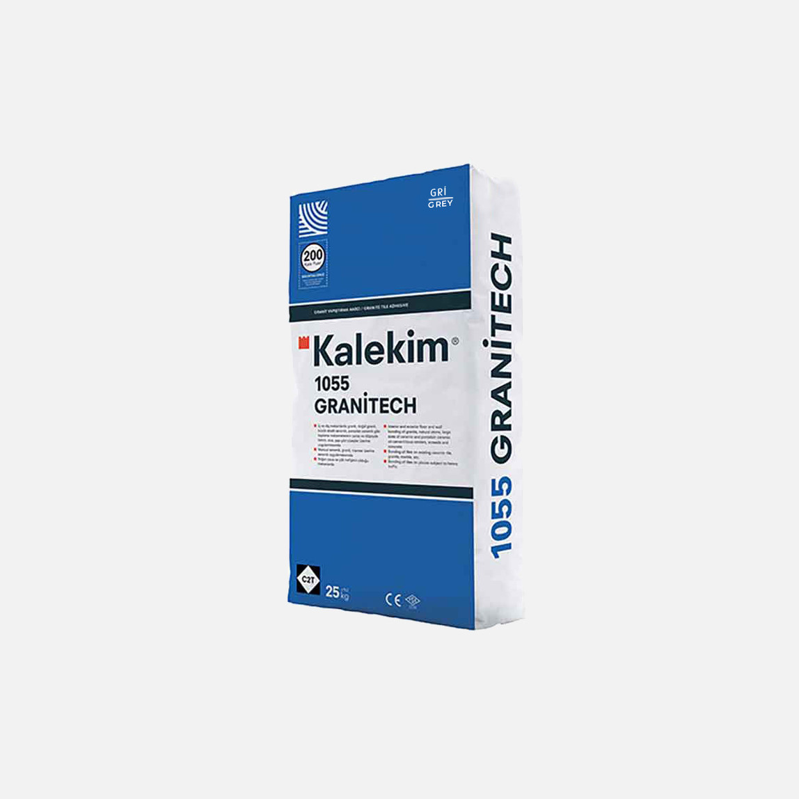    Kalekim 1055 Granitech Yapıştırıcı 25Kg Gri 