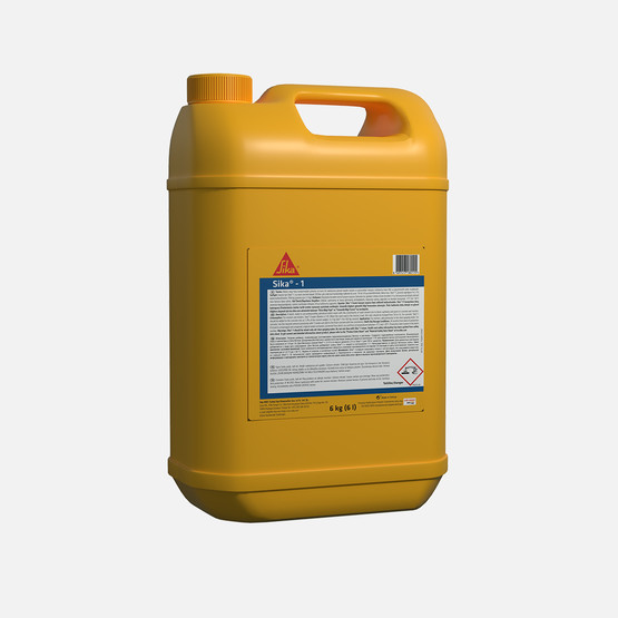 Sika 1 Su Geçirimsizlik Katkısı Sarı Sıvı 6 kg