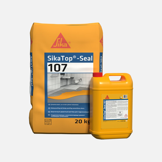 Sikatop Seal 107 Çimento Esaslı Su Yalıtım Malzemesi Gri 25 kg Set