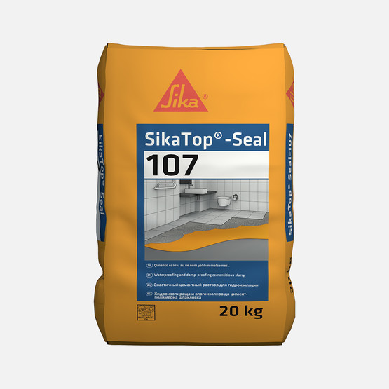Sikatop Seal 107 Çimento Esaslı Su Yalıtım Malzemesi Gri 25 kg Set