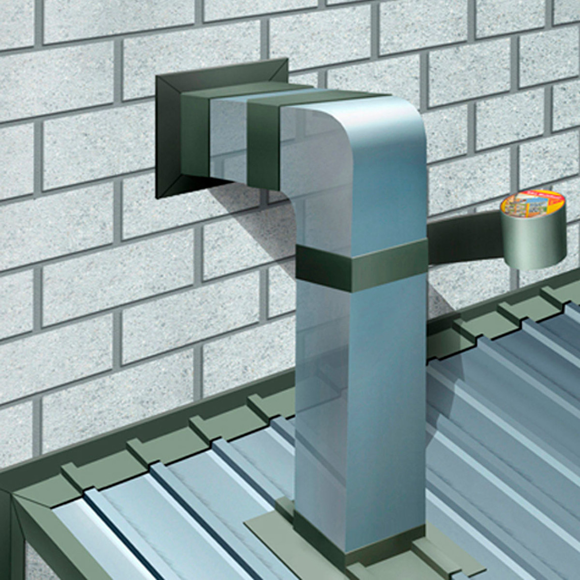    Sikasil Multiseal T 150mmx10m Bitüm Esaslı Yalıtım Bandı Gri Rulo  