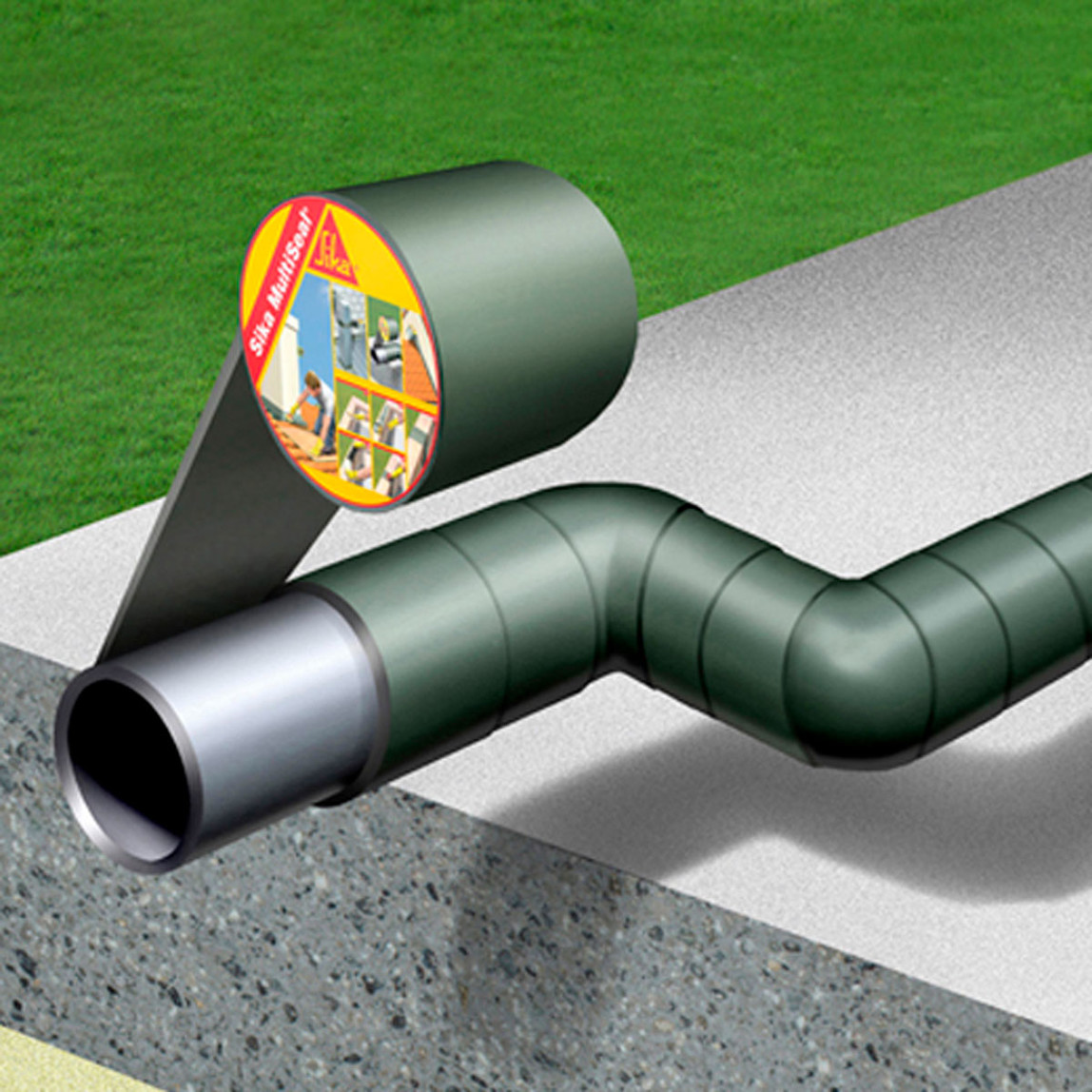    Sikasil Multiseal T 150mmx10m Bitüm Esaslı Yalıtım Bandı Gri Rulo  