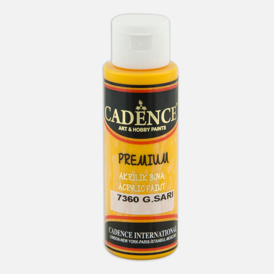 Cadence Akrilik Boya Sunshine Yellow 70 ml 