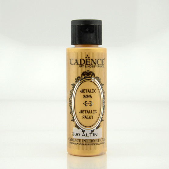 Cadence Metalik Boya Altın 70 ml 