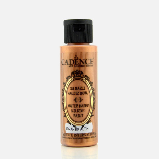 Cadence Su Bazlı Yaldız Antik Altın 70 ml 
