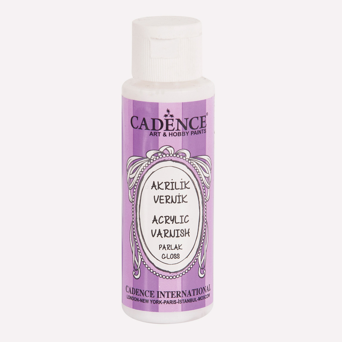    Cadence Su Bazlı Akrilik Vernik Parlak 70ml  
