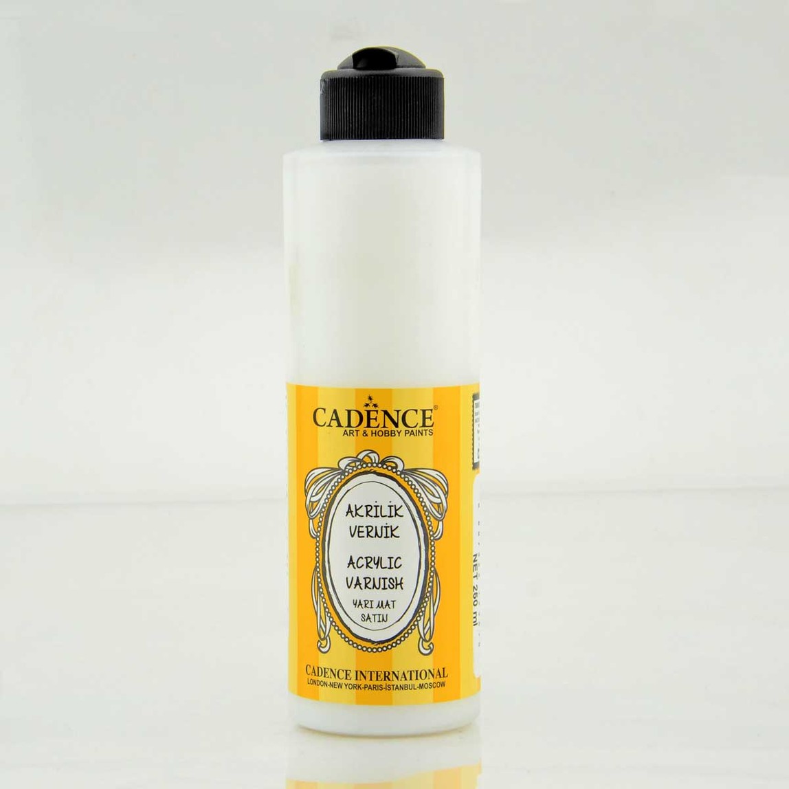    Cadence Su Bazlı Vernik Yarı Mat 250 ml  