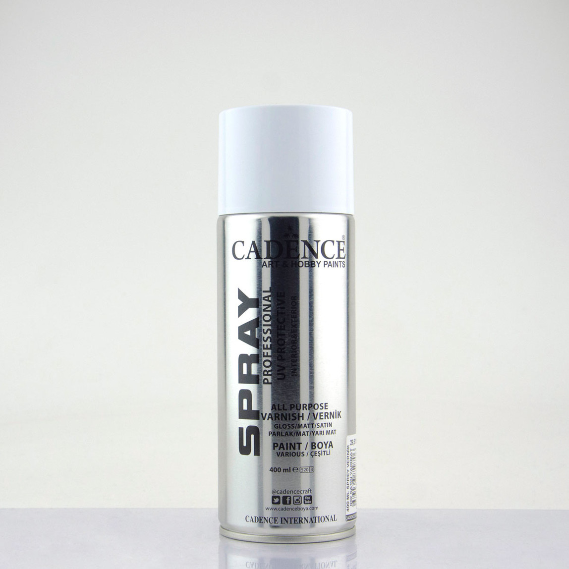    Cadence Sprey Vernik 400 ml Yarı Mat  