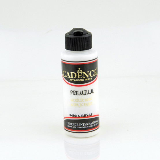 Cadence Akrilik Boya 6490 W.White 120 ml 