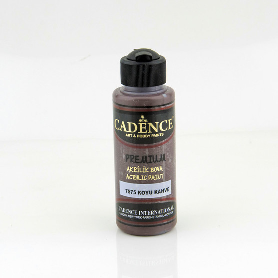 Cadence Akrilik Boya Koyu Kahve 120 ml 