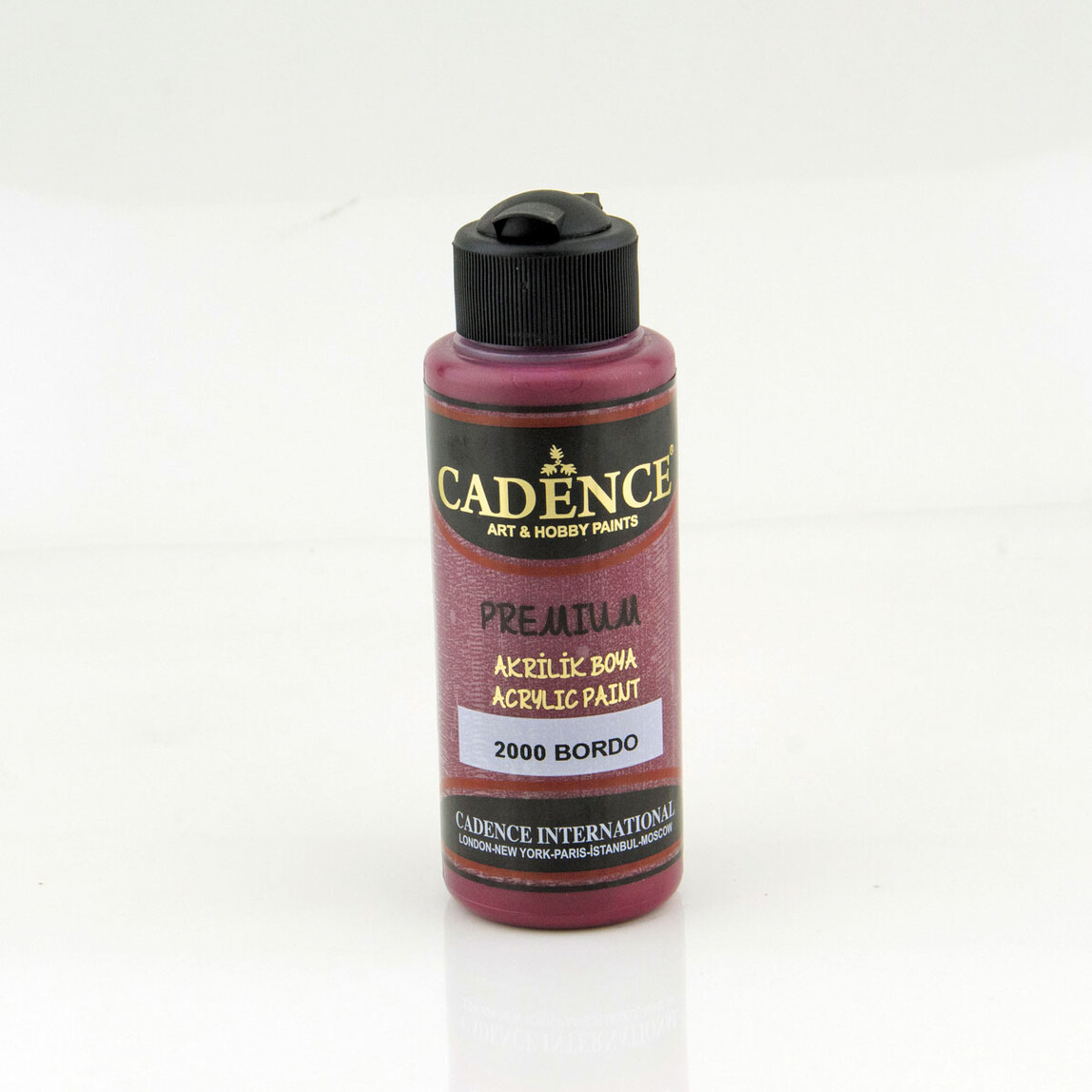    Cadence Akrilik Boya C.Burgndy 120 ml  