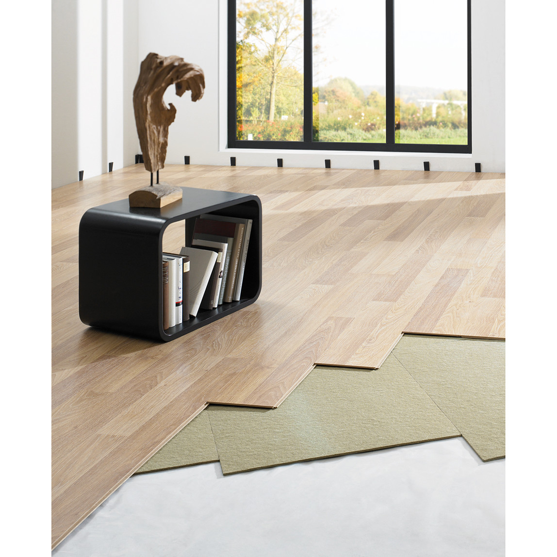    Logoclic Ağaç Elyaf Parke Altı Plakası 0,59x0,79, 5mm  