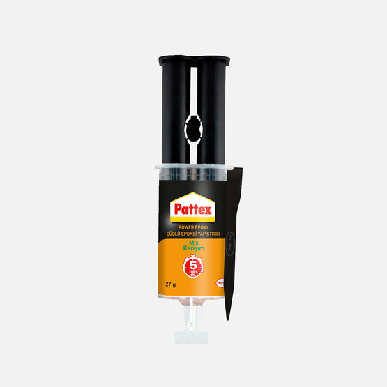 Pattex Power Epoksi Güçlü Yapıştırıcı-Mix Karışım 27 Gr 