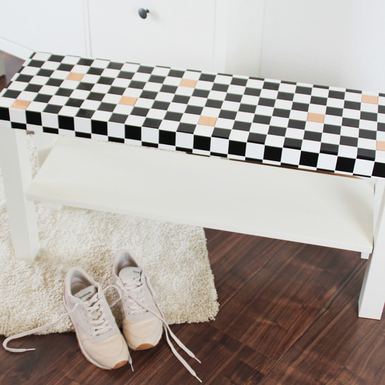 D-C Fix 45x200 cm Yapışkanlı Folyo Beyaz-Siyah
