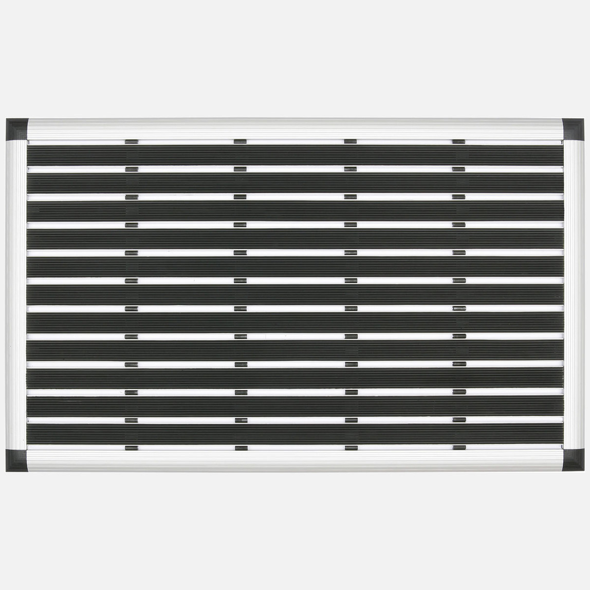    Desan Dikdörtgen 50x80 cm Alüminyum Paspas Gri-Siyah 