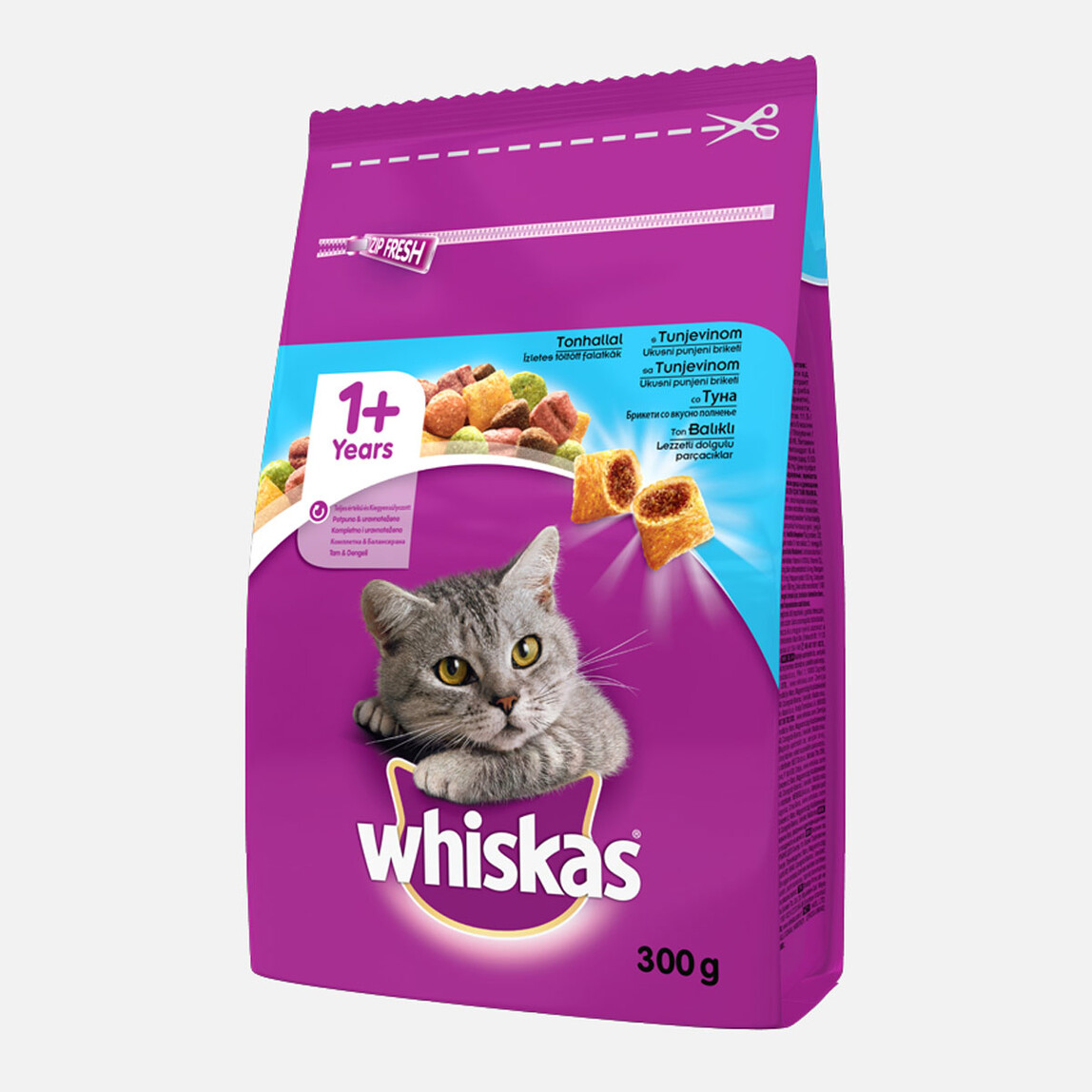    Whiskas 300Gr Kedi Kuru Mama Ton Balık  