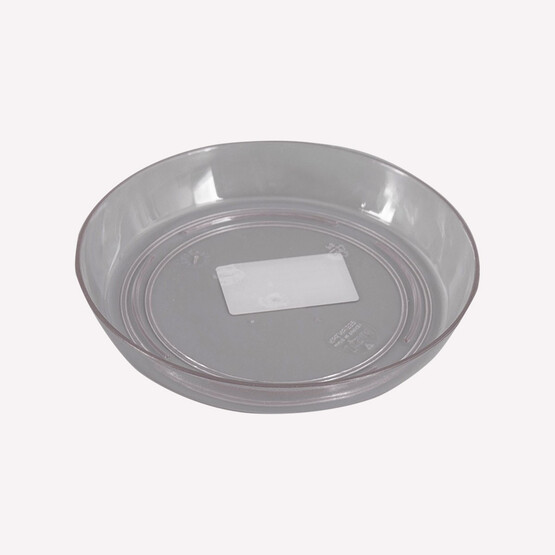 Üçsan Orkide Saksı Tabağı Şeffaf-Beyaz 1,5 lt 