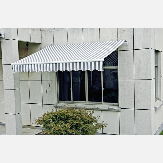 Sunfun Polyester Tente Gri-Beyaz 300x200 cm