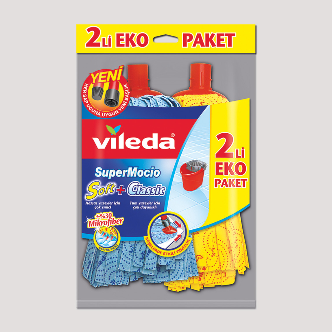    Vileda 2'li Yedek Paspas  