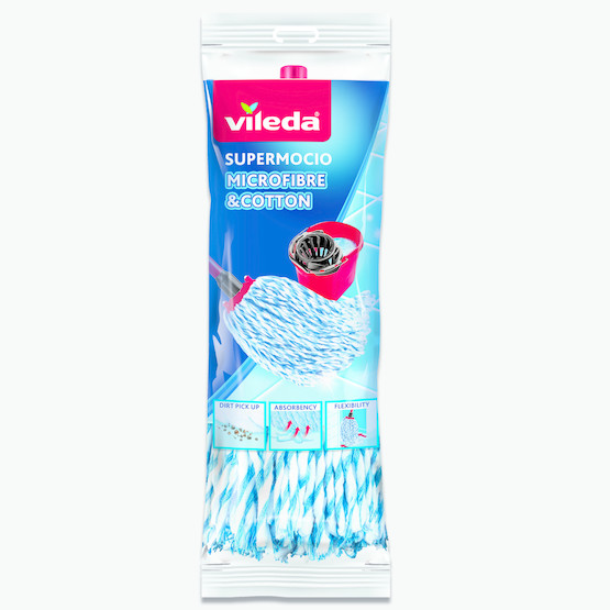 Vileda Super Mocio pamuk ve Mikrofiber Dokulu Paspas  