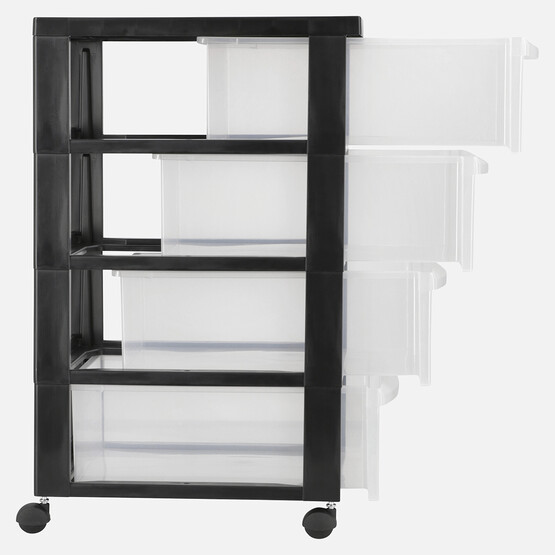 Iris 4 Çekmeceli Tekerlekli Kutu 