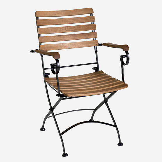 Sunfun Moni Ferforje Ahşap Sandalye 