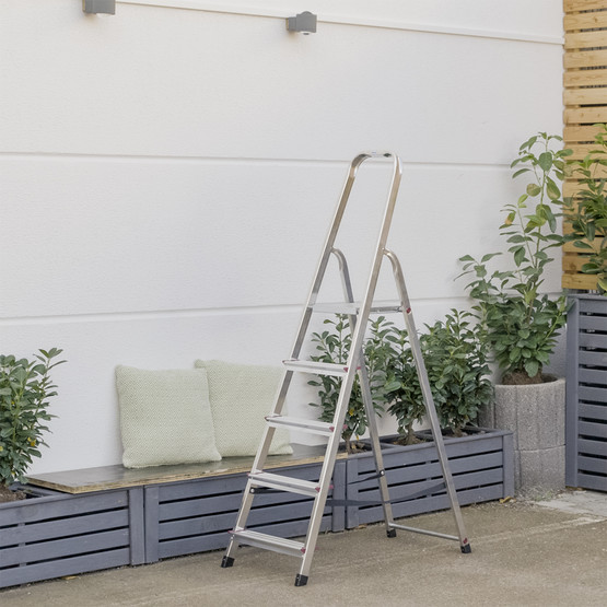 Regalux Alüminyum 5 Basamak Katlanabilir Ev - Ofis Tipi Merdiven 