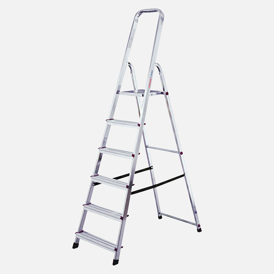    Regalux Alüminyum 6 Basamak 195X48X12 cm Katlanabilir Ev - Ofis Tipi Merdiven  