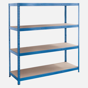 Regalux 4 Katlı Metal Raf XXL Mavi 