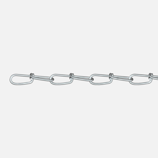 Stabilit Düğümlü Zincir Krom 1,0mm  Max. 7kg