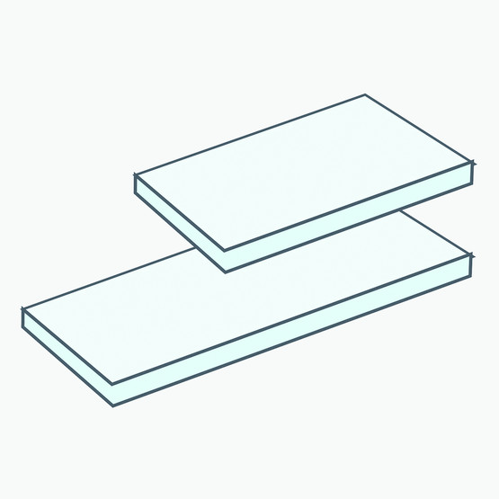 Regalux Metal Raf 50X50 cm Gri 