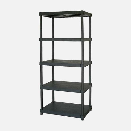 Regalux Krios 5 Katlı Raf 90x60x188 cm Siyah 