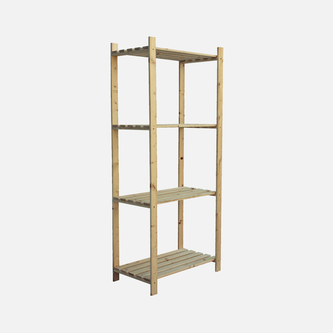   Regalux Heavy 4 Zeminli Ahşap Raf Sistemi 