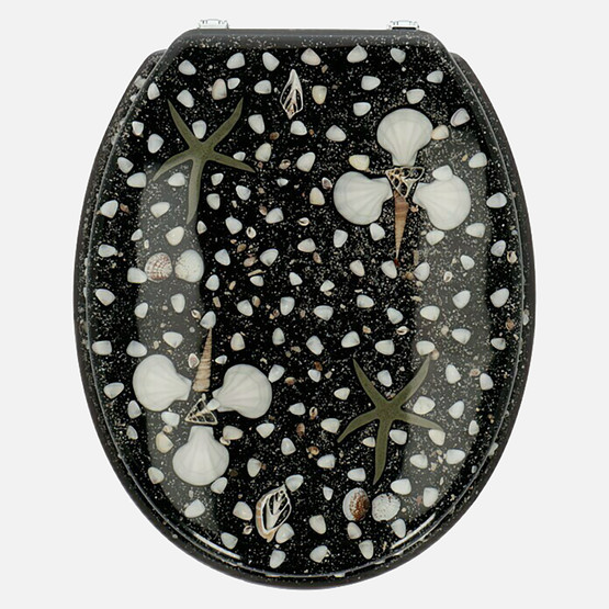 Poseidon Concha Klozet Kapağı Siyah