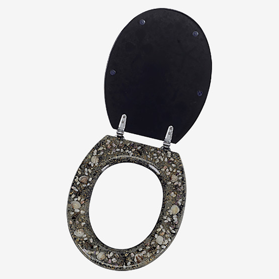 Poseidon Concha Klozet Kapağı Siyah