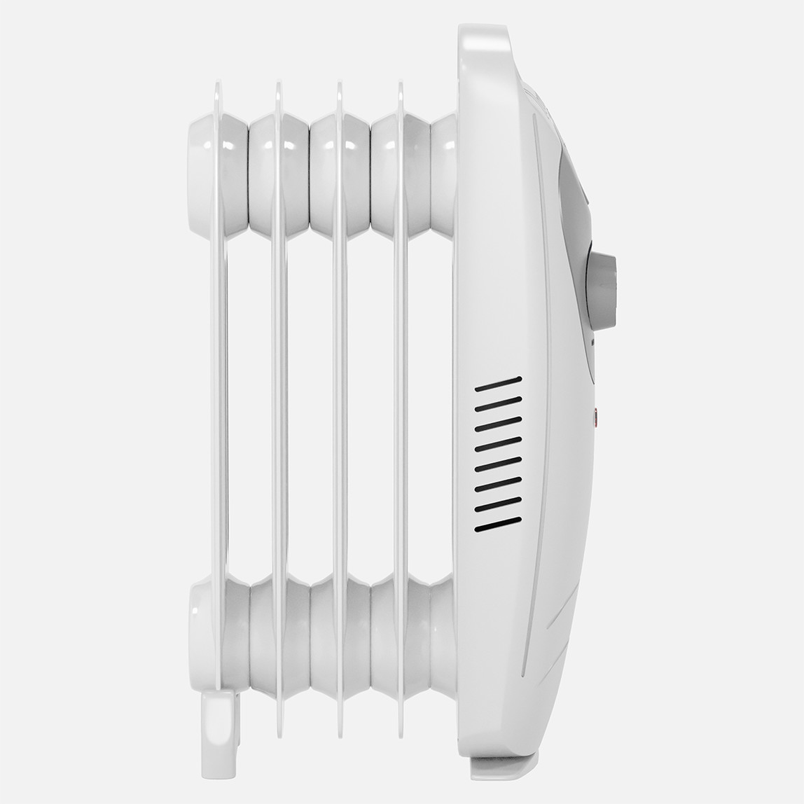    Voltomat Termostatlı 600 W 5 Dilim Elektrikli Radyatör Beyaz   