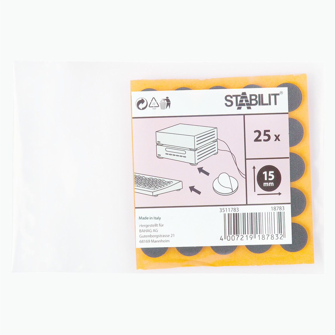    Stabilit Kaydırmaz Siyah  