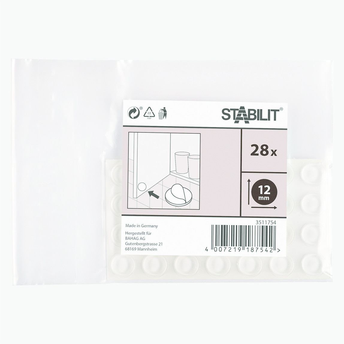   Stabilit Kapak Ses Stoperi 28'li Paket 