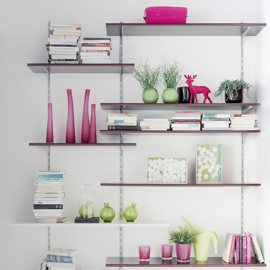 Element System Klasik Duvar Rayı EL 50 Beyaz/Alüminyum 