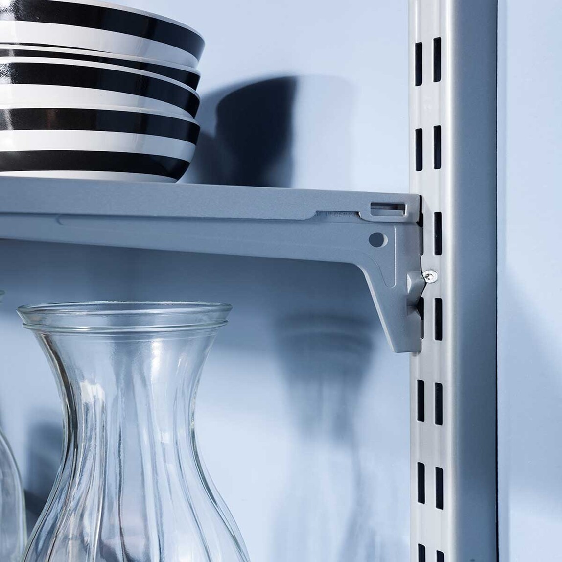    Element System Klasik Duvar Rayı EL 32 Beyaz/Alüminyum  