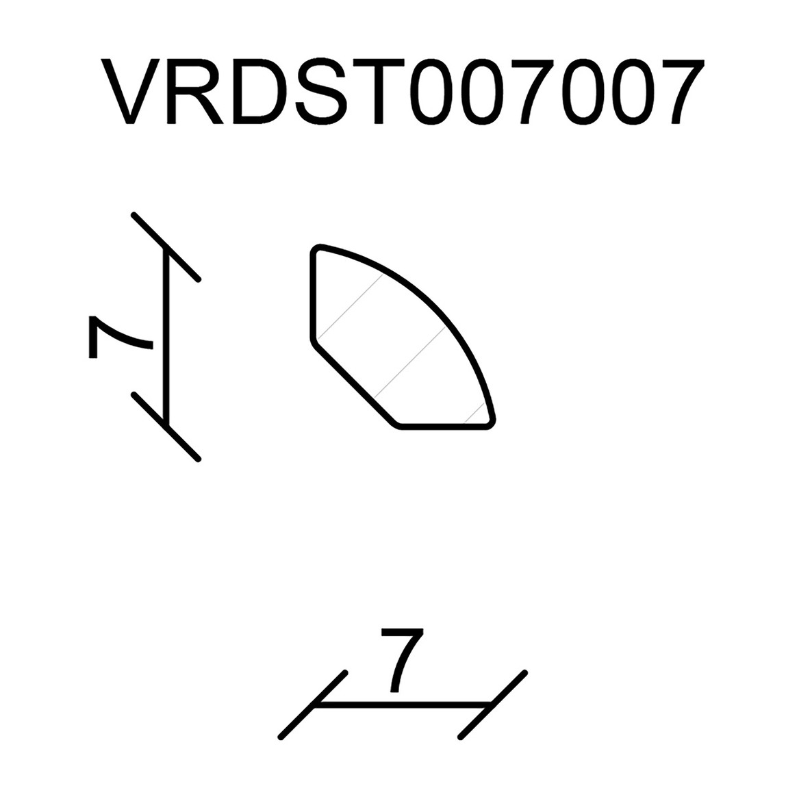    Neuhofer Yuvarlak Çeyrek Çıta  07 mm 100 cm 