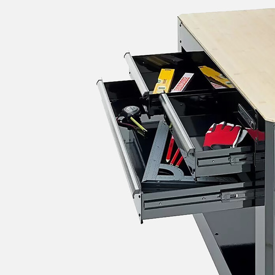 Wisent 3 Çekmeceli Işıklı Çalışma Tezgahı 