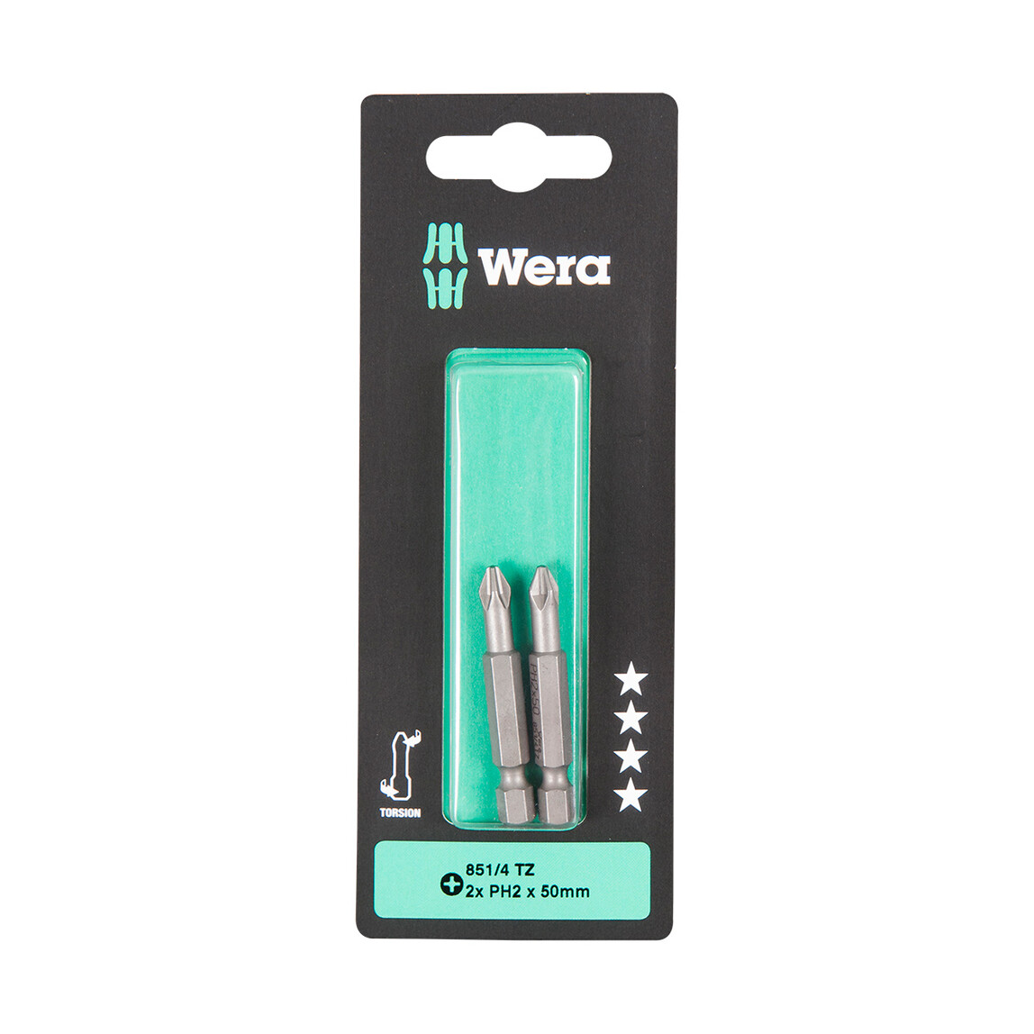    Wera 851/4 TZ PH2X50 mm Bits Uç Seti  