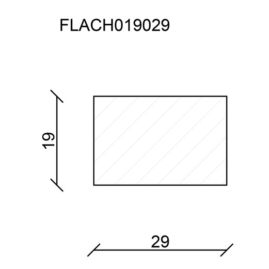 Neuhofer Düz Ahşap Çıta 19x29 mm 100 cm 