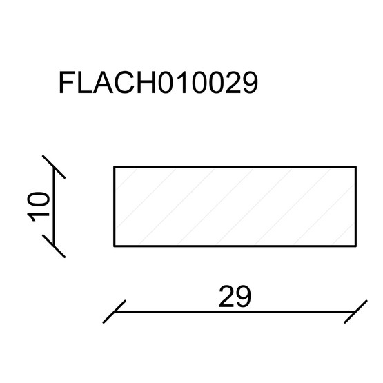 Neuhofer Düz Ahşap Çıta 10x29 mm 240 cm
