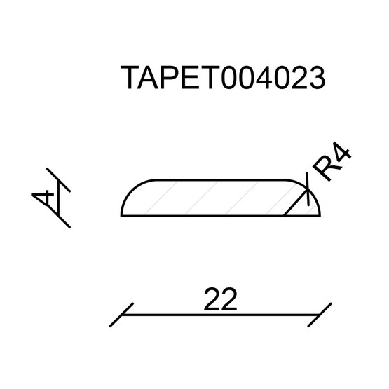 Neuhofer Duvar Kağıdı Çıtası 04x23 mm 240 cm