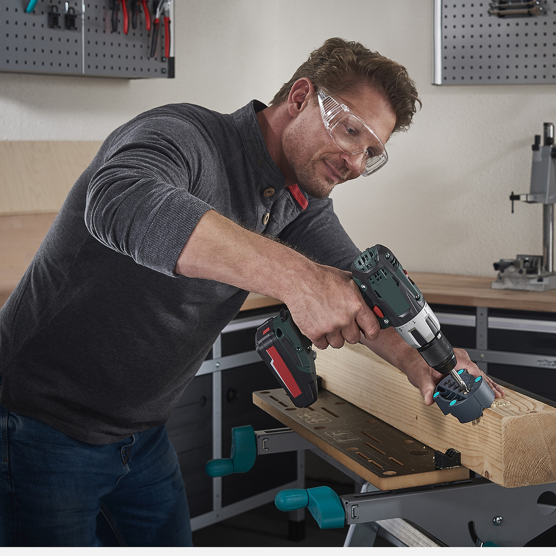    Wolfcraft Accumobil Basic Delme Yardımcısı  