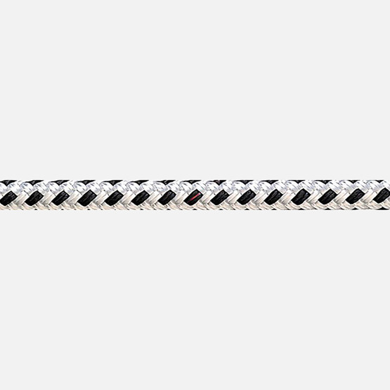 Seilflecht Halat 12 mm Beyaz/Siyah 
