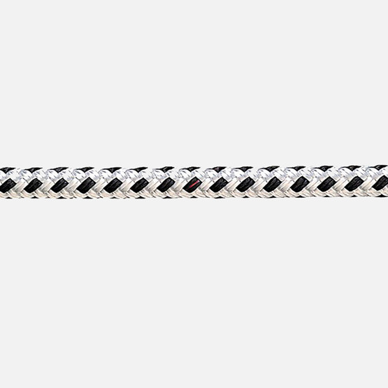 Seilflecht Halat 18 mm Beyaz/Siyah 